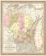 Midwest Map By Thomas, Cowperthwait & Co.