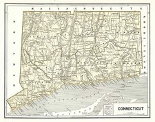 New England Map By Sidney Morse  &  Samuel Breese