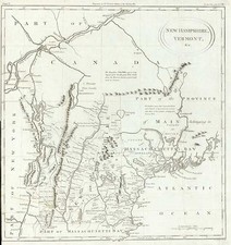 New England Map By Thomas Conder