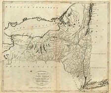 New York State Map By John Reid