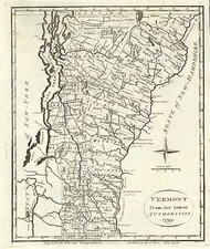 New England Map By John Payne