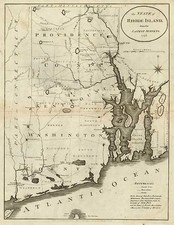 New England Map By John Reid