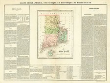 New England Map By Jean Alexandre Buchon