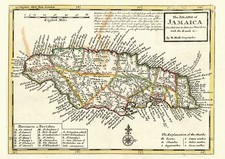 Caribbean Map By Herman Moll