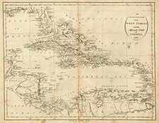 South, Southeast, Caribbean and Central America Map By John Reid