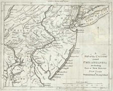 Mid-Atlantic Map By Scots Magazine