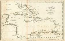 Southeast, Caribbean and Central America Map By John Stockdale