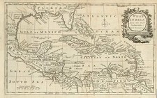 South, Southeast, Caribbean and Central America Map By Thomas Bowen