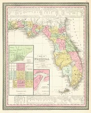 Southeast Map By Thomas, Cowperthwait & Co.