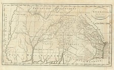 South and Southeast Map By Mathew Carey