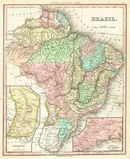 South America Map By Henry Schenk Tanner