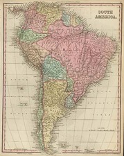 South America Map By Henry Schenk Tanner