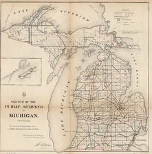 Midwest Map By General Land Office