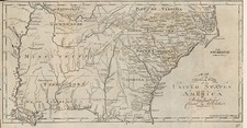 Mid-Atlantic, South and Southeast Map By Jedidiah Morse / Abraham Bradley