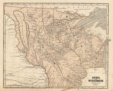 Midwest and Plains Map By Sidney Morse  &  Samuel Breese