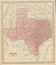 Texas Map By Daniel Burgess & Co.