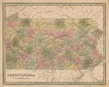 Mid-Atlantic Map By Thomas Gamaliel Bradford