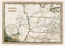 South, Southeast and Midwest Map By Giovanni Maria Cassini