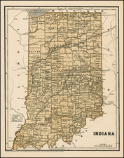 Midwest Map By Sidney Morse  &  Samuel Breese