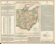 Midwest Map By Henry Charles Carey  &  Isaac Lea