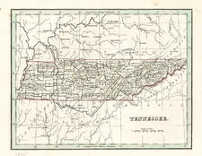 South Map By Thomas Gamaliel Bradford