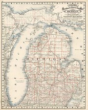 Midwest Map By George F. Cram