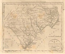 Southeast Map By Jedidiah Morse