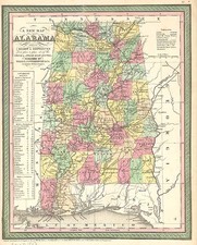 South Map By Thomas, Cowperthwait & Co.