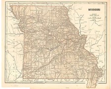 Midwest Map By Sidney Morse  &  Breese