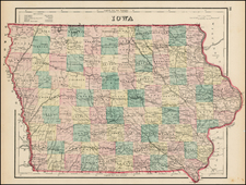 Midwest Map By O.W. Gray