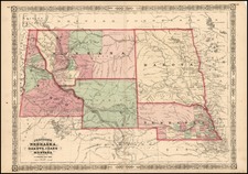 Plains and Rocky Mountains Map By Alvin Jewett Johnson