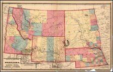 Midwest and Plains Map By Walling & Gray