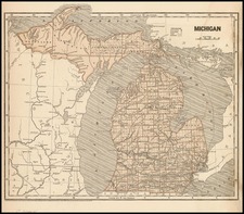 Midwest Map By Sidney Morse  &  Samuel Breese