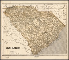 Southeast Map By Sidney Morse  &  Samuel Breese