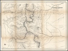 Southwest and Rocky Mountains Map By General Land Office