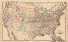 United States Map By Henry Francis Walling