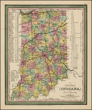 Midwest Map By Thomas, Cowperthwait & Co.