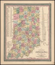 Midwest Map By Thomas, Cowperthwait & Co.