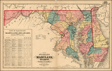 Mid-Atlantic Map By Frank A. Gray