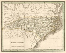 Southeast Map By Thomas Gamaliel Bradford