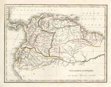 South America Map By Thomas Gamaliel Bradford