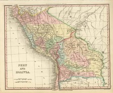 South America Map By Henry Schenk Tanner