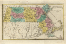 New England Map By Dorr, Howland & Company