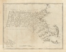 New England Map By Mathew Carey