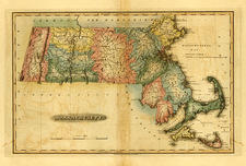 New England Map By Fielding Lucas Jr.