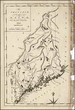 New England Map By John Reid