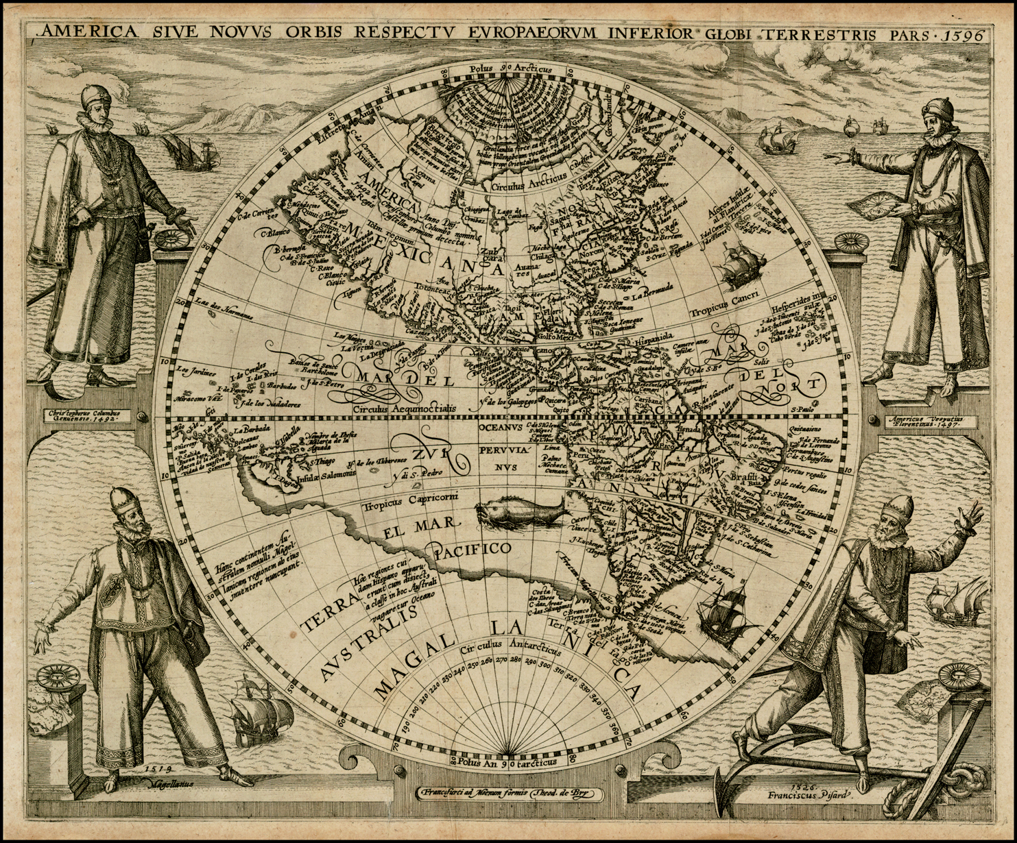 Древние карты Колумба