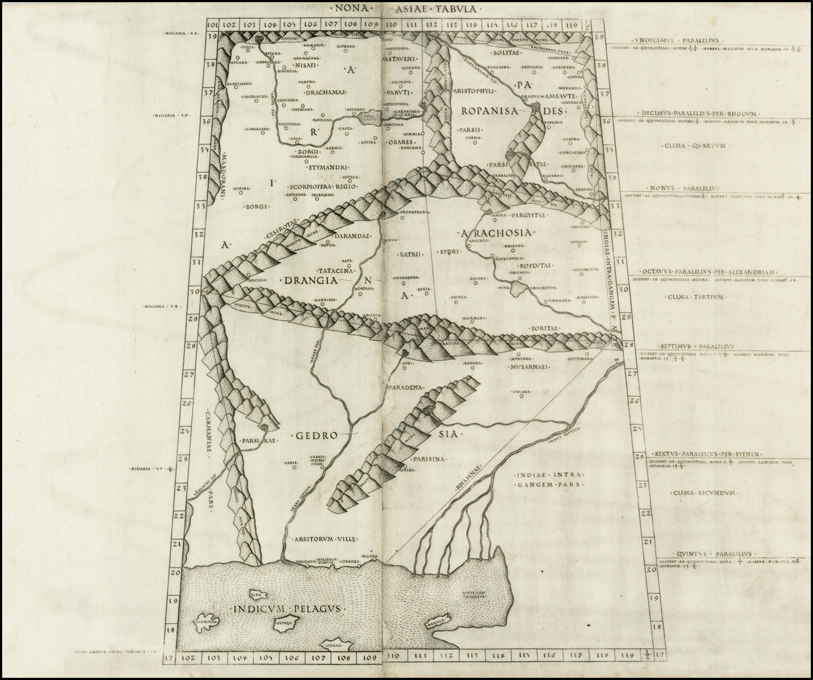 Nona Asiae Tabula (Pakistan, Afghanistan, India) - Barry Lawrence ...