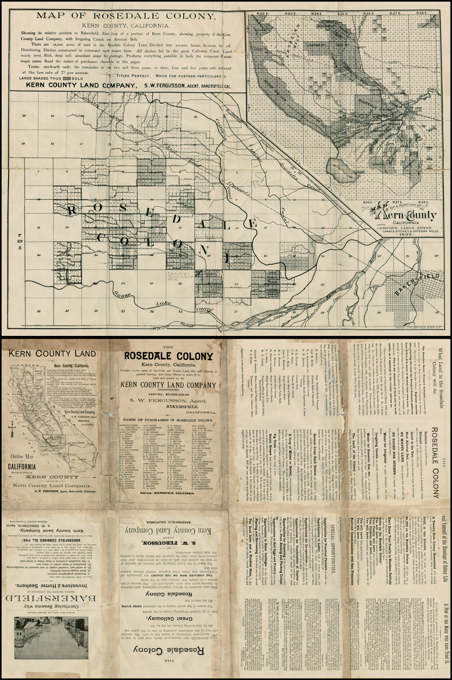 west kern map