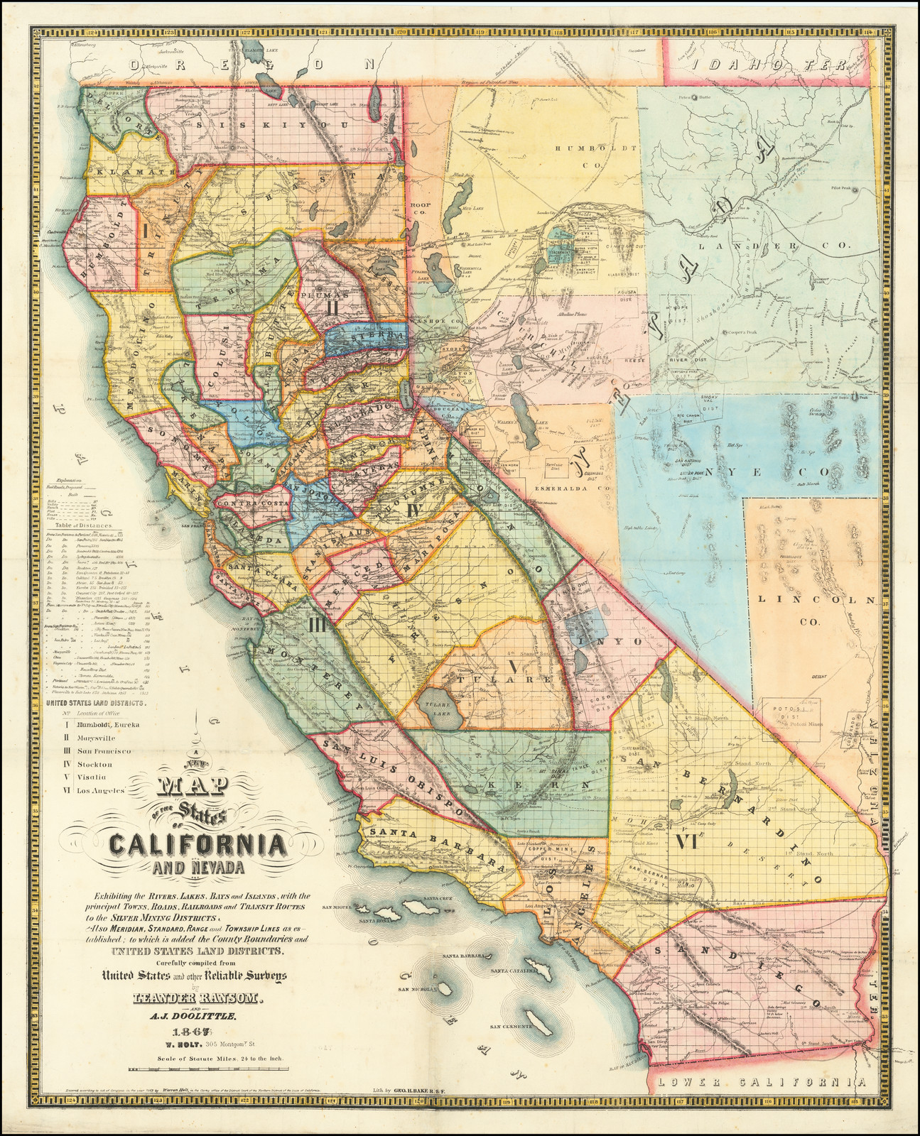 map of new california republic